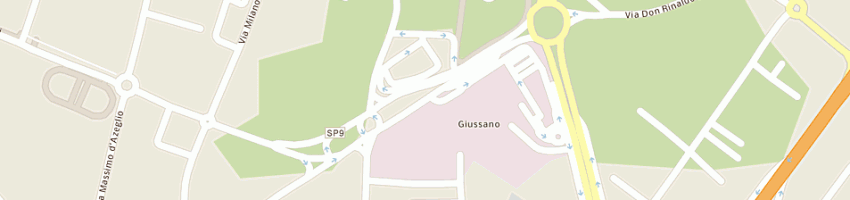 Mappa della impresa tagliabue romano a GIUSSANO