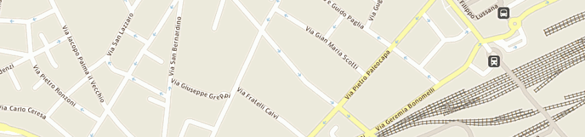 Mappa della impresa lavasecco camisasca di caironi agnese a BERGAMO