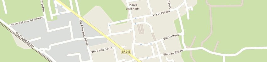 Mappa della impresa parolin giacomo a CASTELLO DI GODEGO
