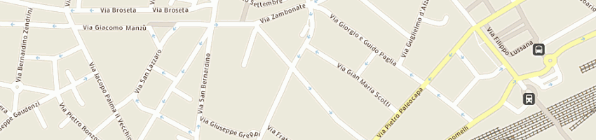 Mappa della impresa levi nicola a BERGAMO