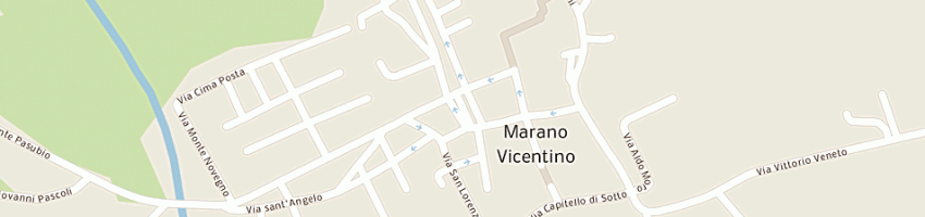 Mappa della impresa p service srl a MARANO VICENTINO