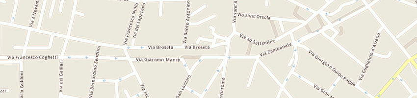 Mappa della impresa bar carini snc di finazzi cristina e finazzi fiorenza a BERGAMO