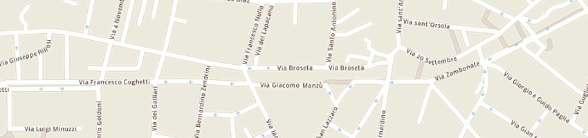 Mappa della impresa boutique barbara di tavelli gianfranco a BERGAMO