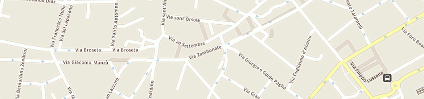 Mappa della impresa oltramari paola a BERGAMO