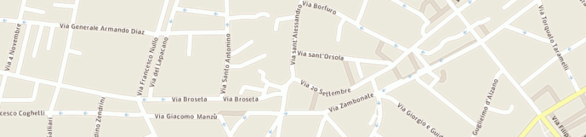 Mappa della impresa gherardi margherita a BERGAMO