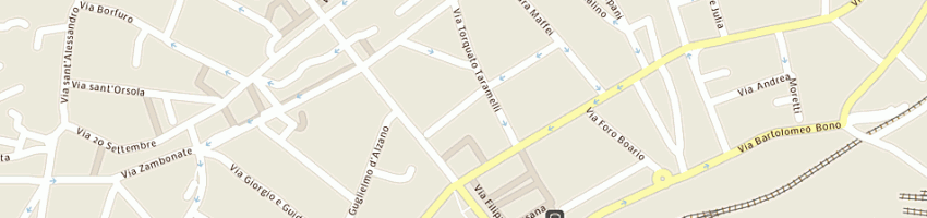 Mappa della impresa studio srl a BERGAMO