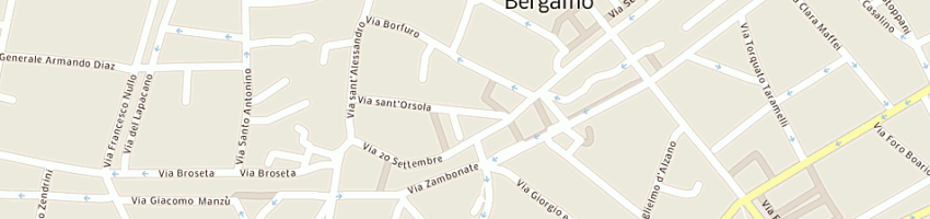 Mappa della impresa black e white srl a BERGAMO