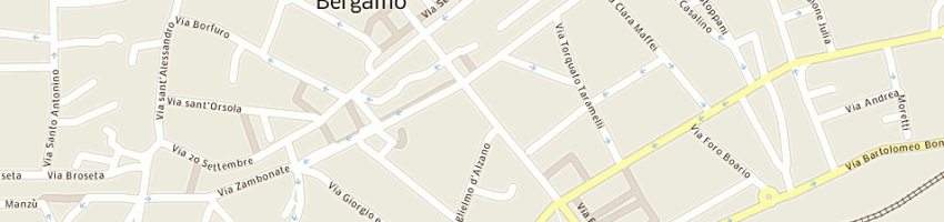 Mappa della impresa locatelli irene a BERGAMO