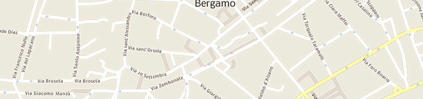 Mappa della impresa carom srl a BERGAMO