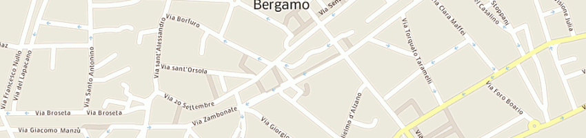 Mappa della impresa fusetti renato a BERGAMO
