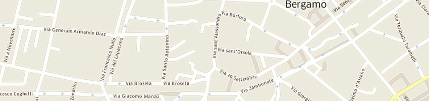 Mappa della impresa valentina (srl) a BERGAMO