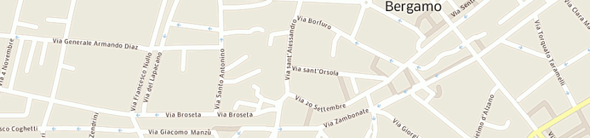 Mappa della impresa la bottega di nonna betta snc di tosini patrizia e sabrina a BERGAMO