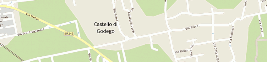 Mappa della impresa piazza giuseppe a CASTELLO DI GODEGO