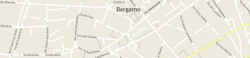 Mappa della impresa bosisio gioielleria snc a BERGAMO