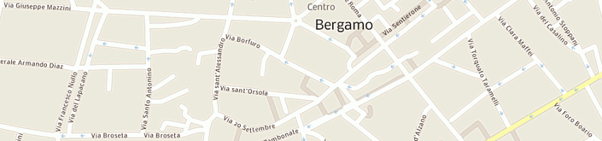 Mappa della impresa class srl a BERGAMO