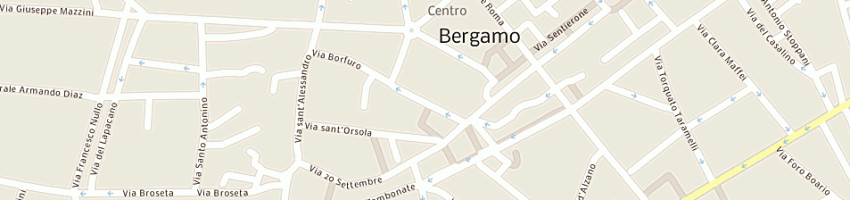 Mappa della impresa fumagalli (srl) a BERGAMO