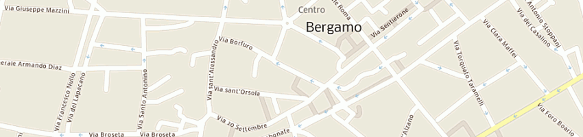 Mappa della impresa la bottega di katy a BERGAMO