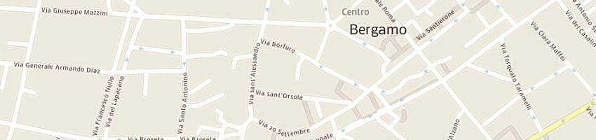 Mappa della impresa ab plan srl a BERGAMO