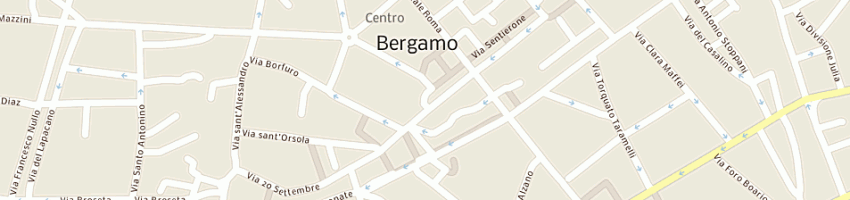 Mappa della impresa comune di bergamo a BERGAMO