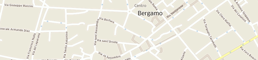 Mappa della impresa azzurra di bonomi eliana a BERGAMO