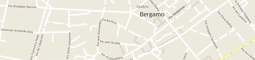 Mappa della impresa berne' a BERGAMO