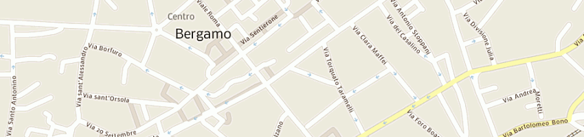Mappa della impresa markas service srl a BERGAMO