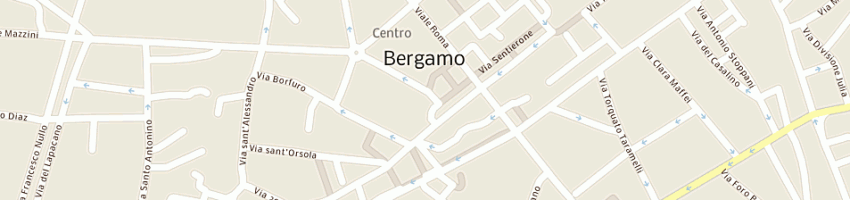 Mappa della impresa banca intesa spa a BERGAMO