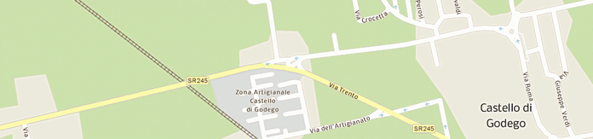 Mappa della impresa inforyou srl a CASTELLO DI GODEGO