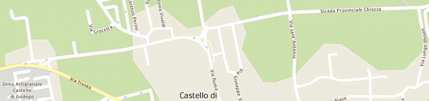 Mappa della impresa cassolato colori snc a CASTELLO DI GODEGO