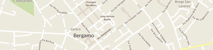 Mappa della impresa carminati luigi a BERGAMO