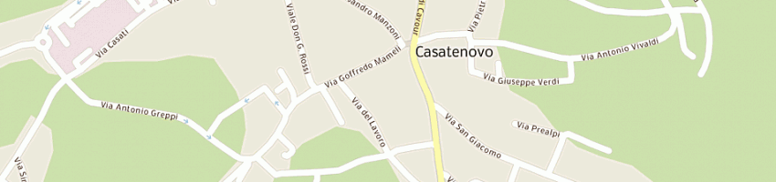 Mappa della impresa autoscuola centauro srl a CASATENOVO