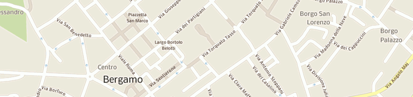 Mappa della impresa bar haway di grisa primo ec snc a BERGAMO