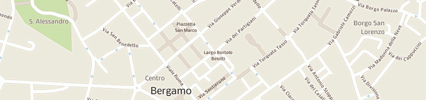 Mappa della impresa gentili enrica a BERGAMO