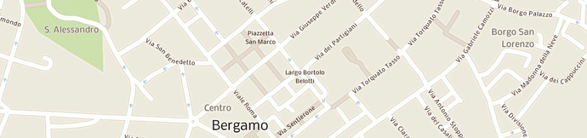 Mappa della impresa lancini walter a BERGAMO
