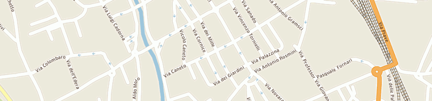 Mappa della impresa paracchini giuseppe a BORGOMANERO