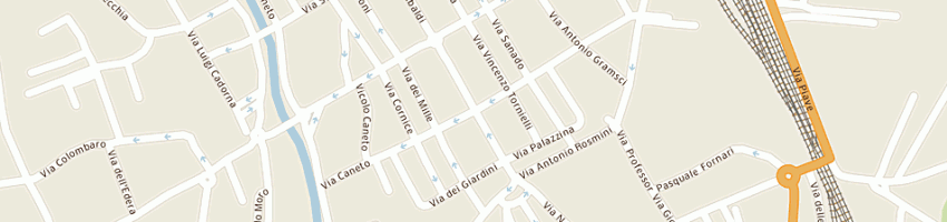 Mappa della impresa pizza flash di berto francesca s a BORGOMANERO