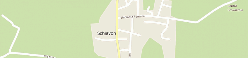 Mappa della impresa municipio a SCHIAVON