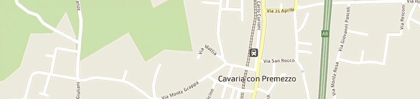Mappa della impresa scuole comunali a CAVARIA CON PREMEZZO