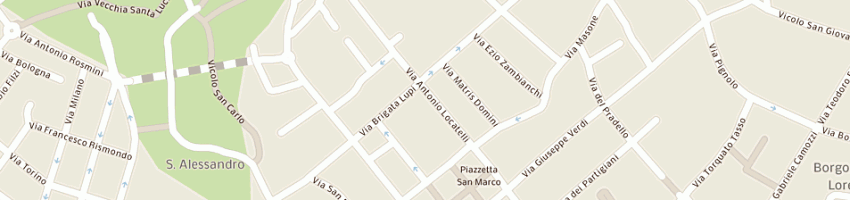 Mappa della impresa panificio sana di sana loredana e raffaella snc a BERGAMO