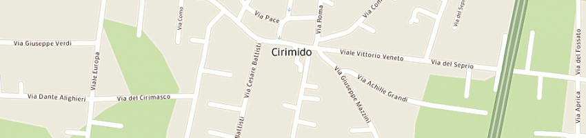 Mappa della impresa la brianza formaggi (snc) a CIRIMIDO