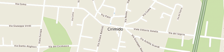 Mappa della impresa bar alpini a CIRIMIDO