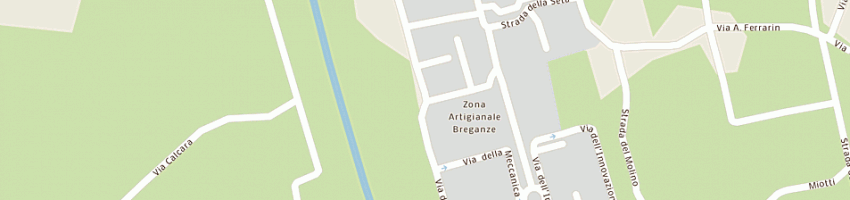 Mappa della impresa corra' gino a BREGANZE