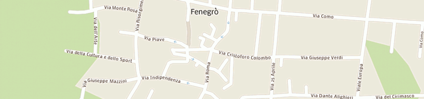 Mappa della impresa rose noir di falzone davide a FENEGRO 