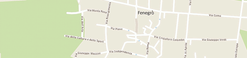 Mappa della impresa clerici emanuele a FENEGRO 