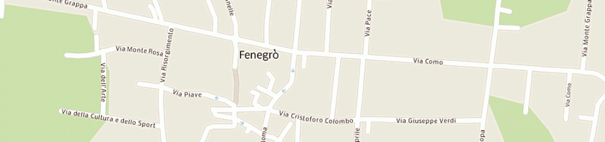 Mappa della impresa marinoni gianluigi a FENEGRO 