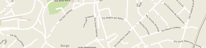 Mappa della impresa falgari rosangela a BERGAMO