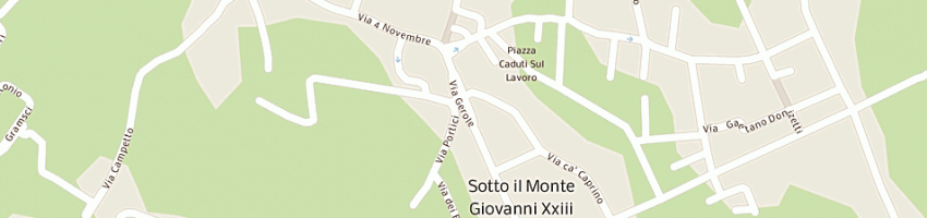 Mappa della impresa papini roberto a SOTTO IL MONTE GIOVANNI XXIII