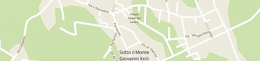 Mappa della impresa roncalli anna maria a SOTTO IL MONTE GIOVANNI XXIII