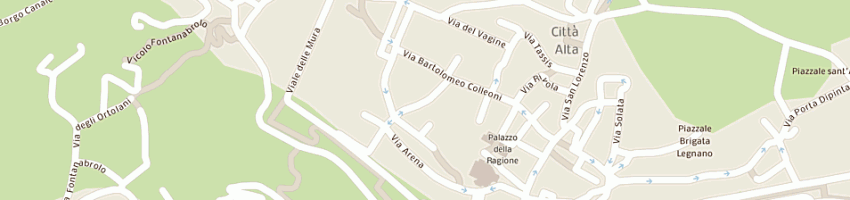 Mappa della impresa oberti massimo a BERGAMO