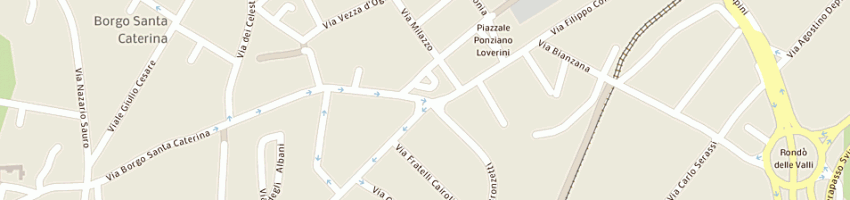 Mappa della impresa centro autoradio di finazzi tiziano e c snc a BERGAMO